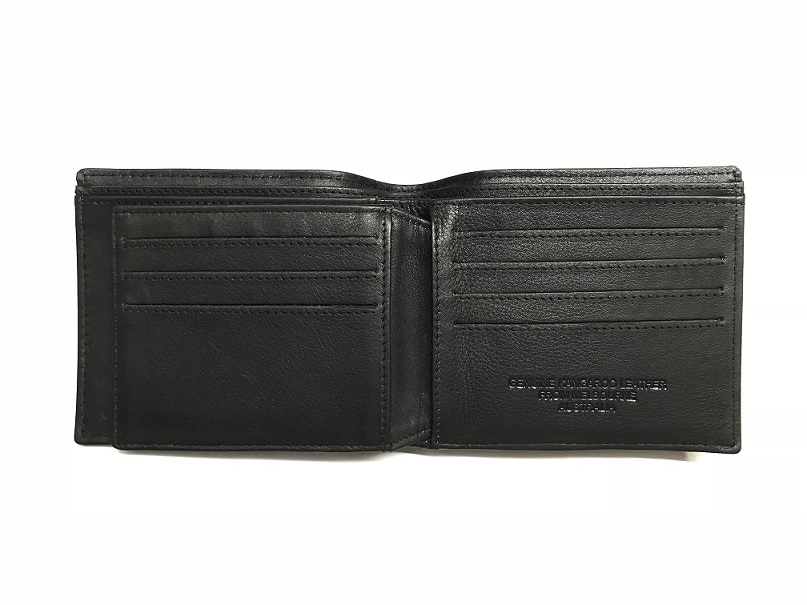 Rounding - Kangaroo Leather Mens wallet with ID section