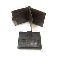 2088CP Ladies wallet Crocodile and Cow leather