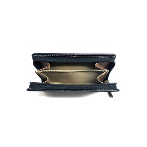 KP2089 Zip Coin purse Navy/Beige Kangaroo leather