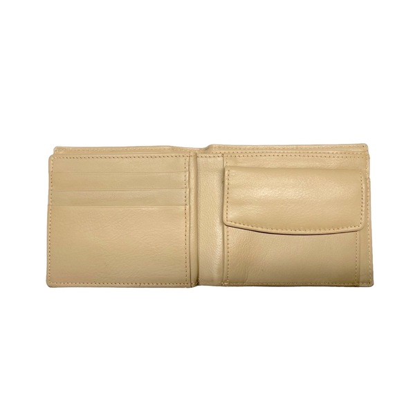 KP2093 Mens Wallet Navy/Beige Kangaroo leather