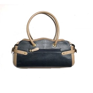 KP2172 Ladies Navy/Beige Kangaroo leather Bag