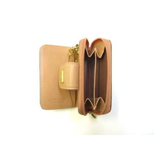 KP5109 Key Case Navy/Beige kangaroo leather