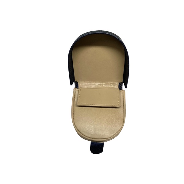 KP5118 Coin Case Flip Up Navy/Beige kangaroo leather