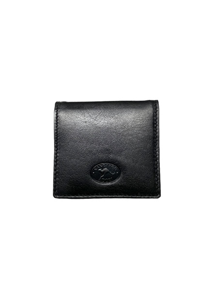 Jacaru Kangaroo Leather Wallet & Coin Purse - Stone Washed Brown