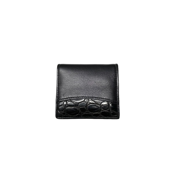 2103CP Coin Purse Crocodile and Cow leather