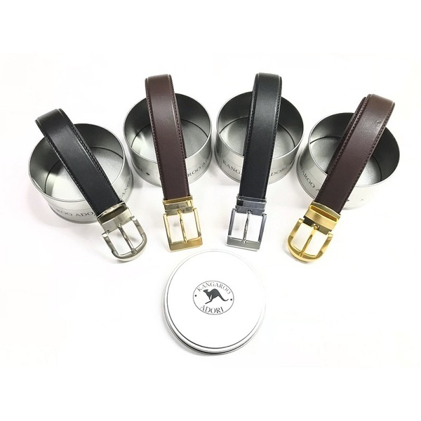 B9598 Mens Kangaroo leather Belt