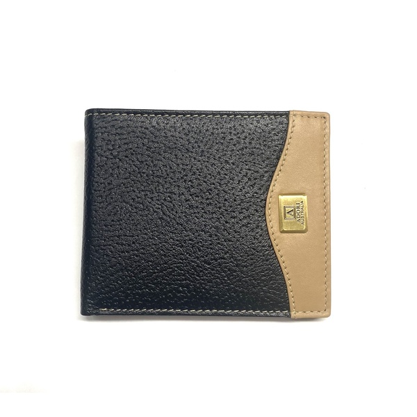 KP2093 Mens Wallet Navy/Beige Kangaroo leather