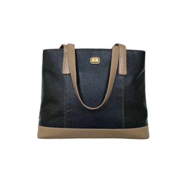 KP2160 Ladies Navy/Beige Kangaroo leather Shoulder Bag