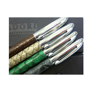 PB31B Pen Unisex Genuine Barramundi leather