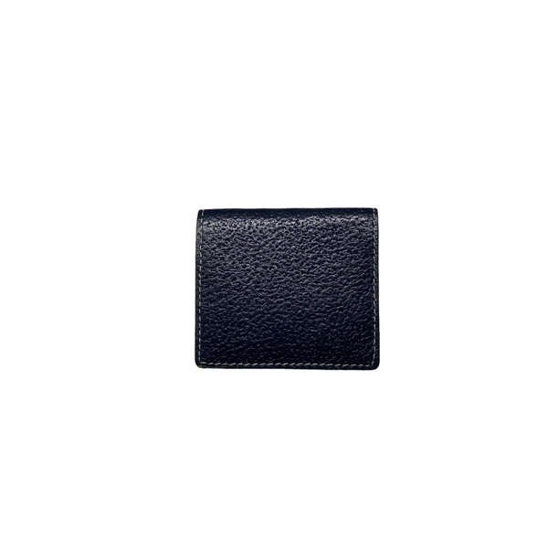 VW7614 Coin Purse Navy/Beige Cow leather
