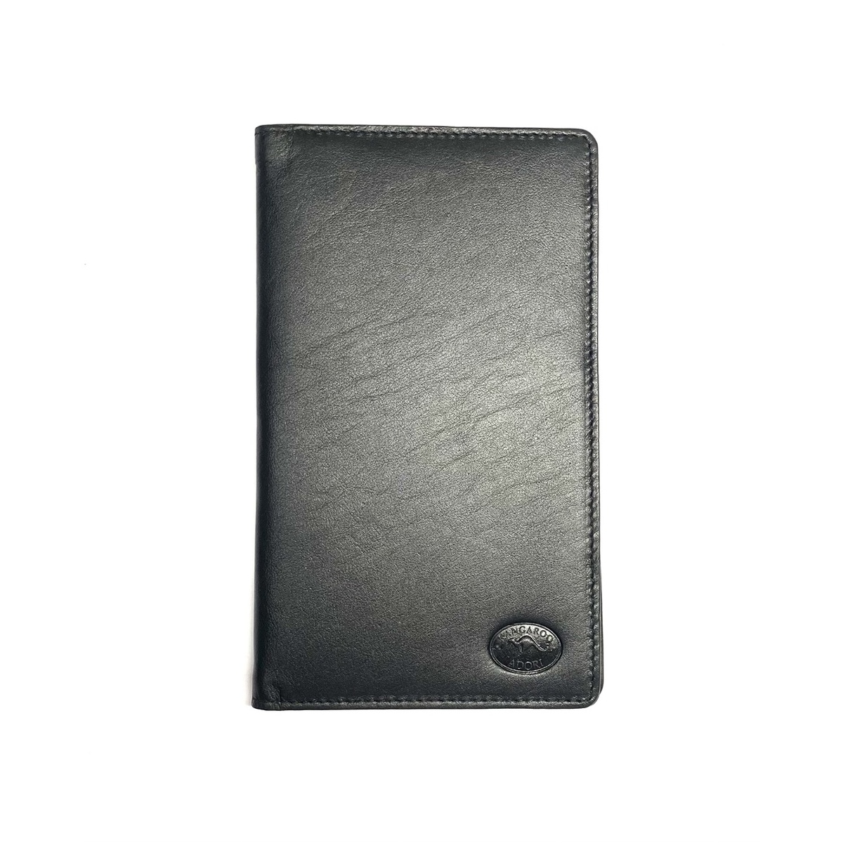 KW7627 Passport wallet Black kangaroo leather