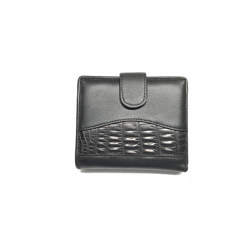 2088CP Black Crocodile and cow leather
