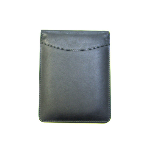 AC11 Golf Book Cover Black Genuine leather