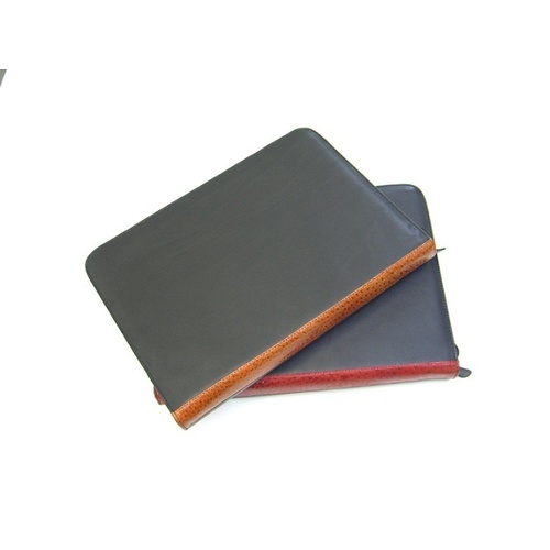 AC57 Compendium Black Cow leather with Tan Emu trim