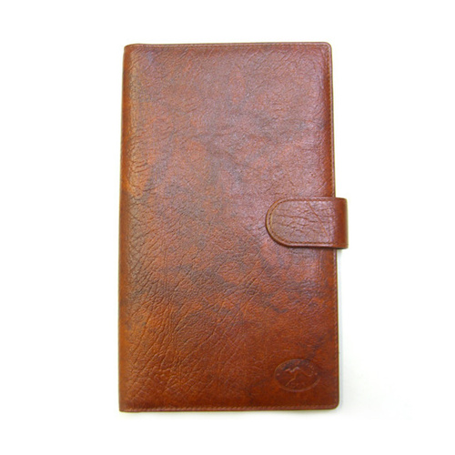 AK3164 Passport Wallet Antique Tan Kangaroo leather