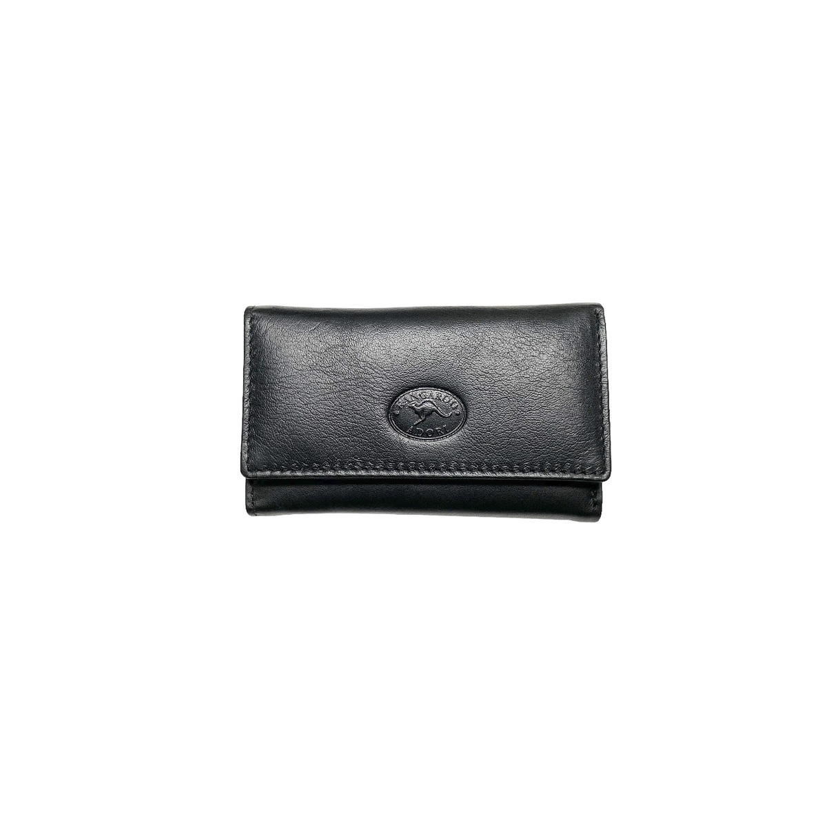 KW2076 Key Case Black kangaroo leather