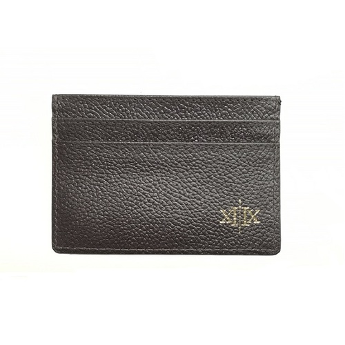 MFA100 Brown Cow leather card and note case